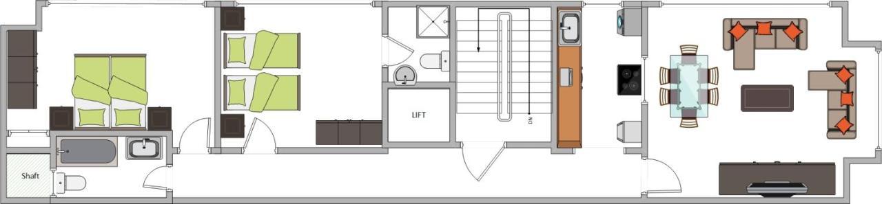 Апартаменты Bright And Spacious 2 Bedroom With Harbour View - 3 *
